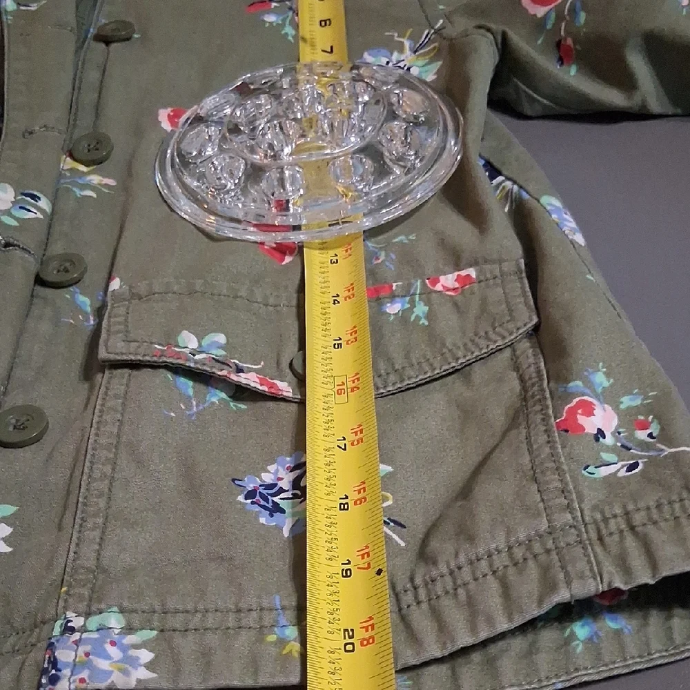 GAP Kids Floral Medium-weight- Olive Green XL
